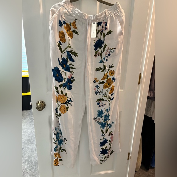 NWT Anthropologie Printed Pull-On Pants - Picture 2 of 3